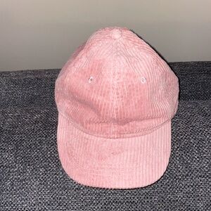 NWOT Old Navy Pink Corduroy Baseball Cap